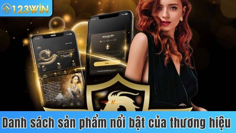 Danh sách sản phẩm nổi bật của thương hiệu game DG