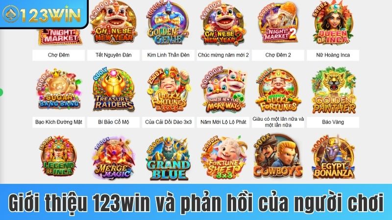 Giới thiệu 123win và phản hồi của người chơi