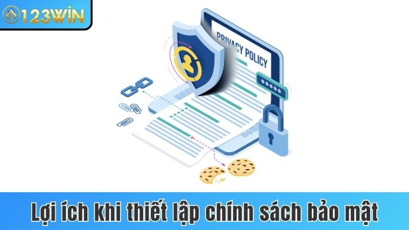 Lợi ích khi thiết lập chính sách bảo mật tại 123win