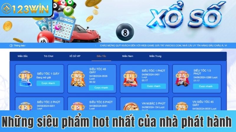 Những siêu phẩm hot nhất của nhà phát hành